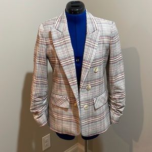 1. State Plaid Blazer